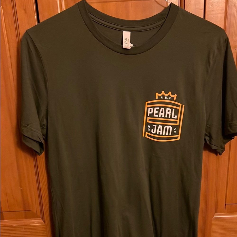 Pearl Green Short Sleeve Tee with Logo